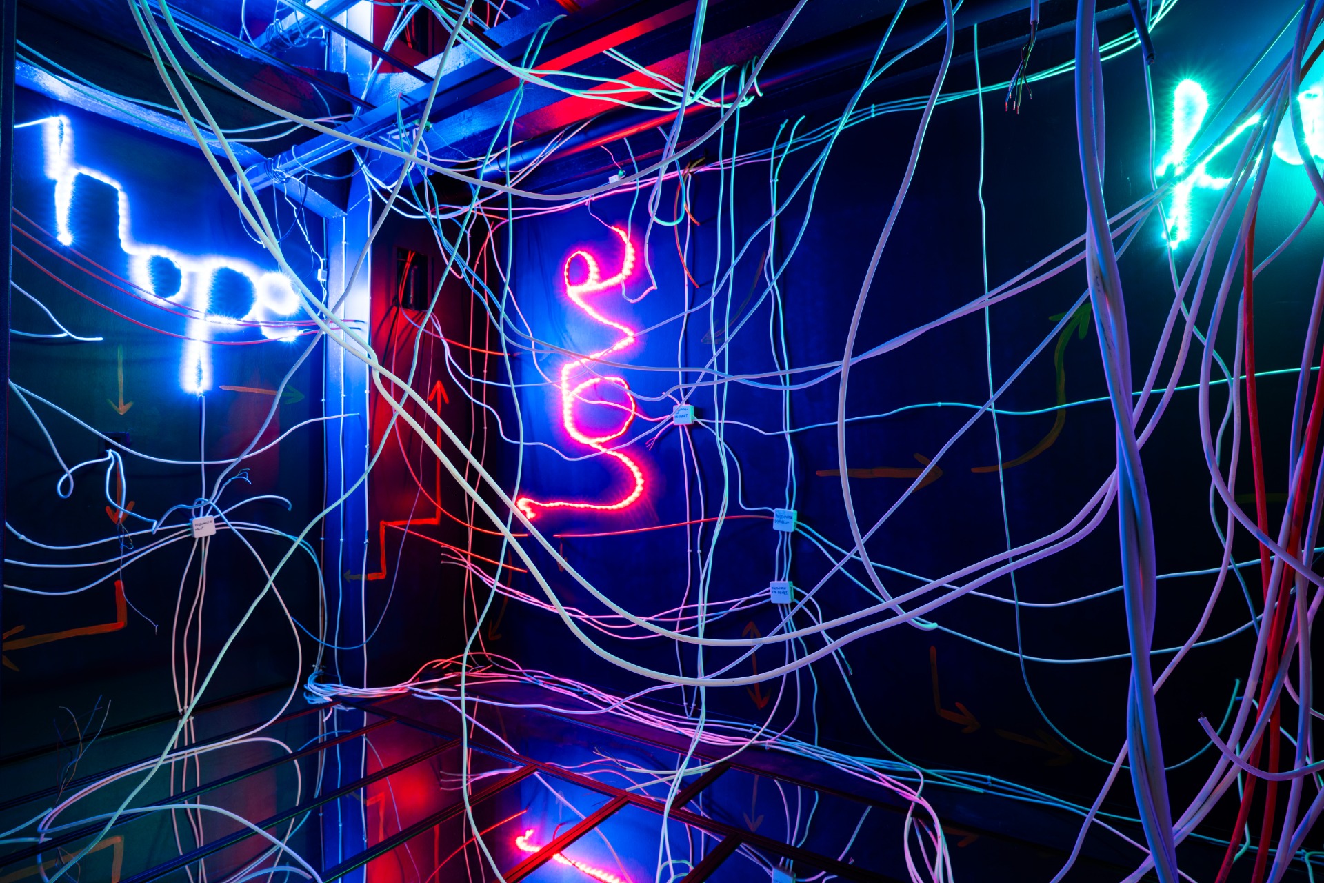 Installation from group show Better World, Demolition art 2025, photo Ilkka Vuorinen