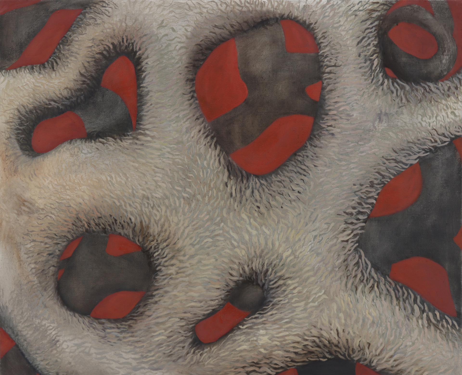 Khora, 2025, oil on linen 90 x 110 cm, photo Virppi Sysilehto